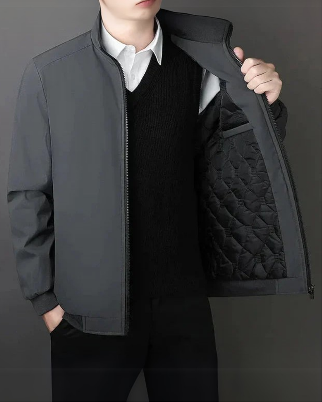 Jaqueta Masculina Casual Minimal