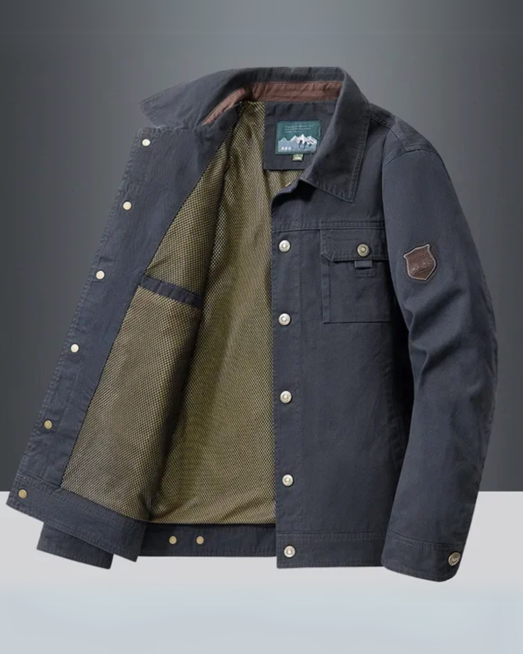 Jaqueta Casual Masculina em Algodão Zatino