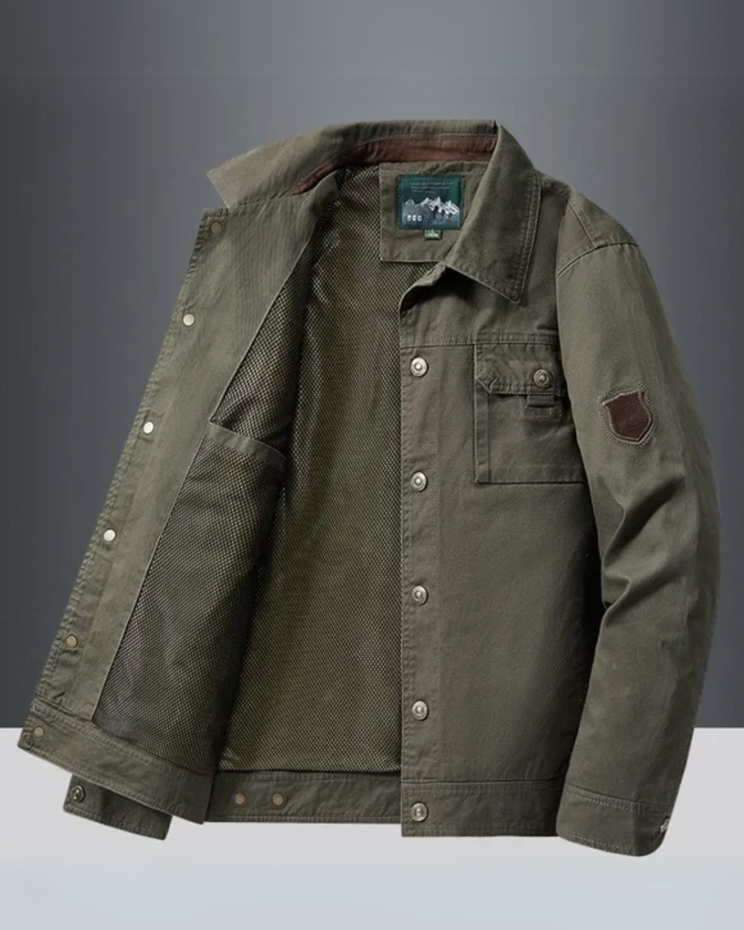 Jaqueta Casual Masculina em Algodão Zatino