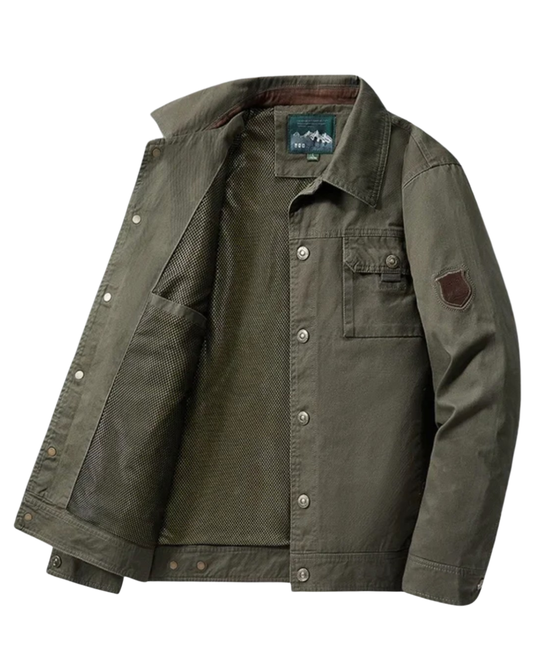Jaqueta Casual Masculina em Algodão Zatino