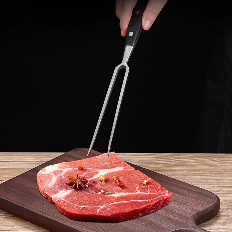 Garfo & ferramentas acessórios para churrasco aço inoxidável portátil