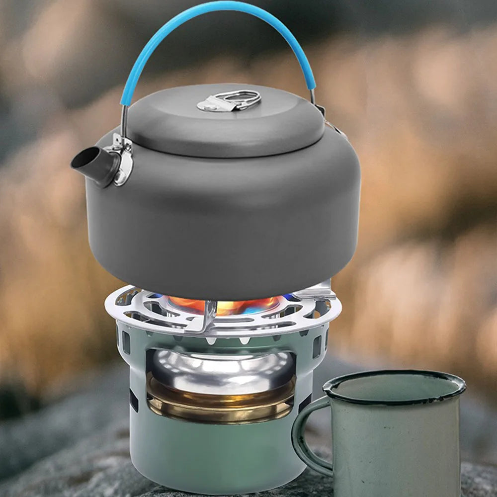 Equipamento de acampamento e acessórios fogão a álcool forno ao ar livre portátil mini churrasco acessórios acampamento cozinhar suprimentos caminhadas esportes