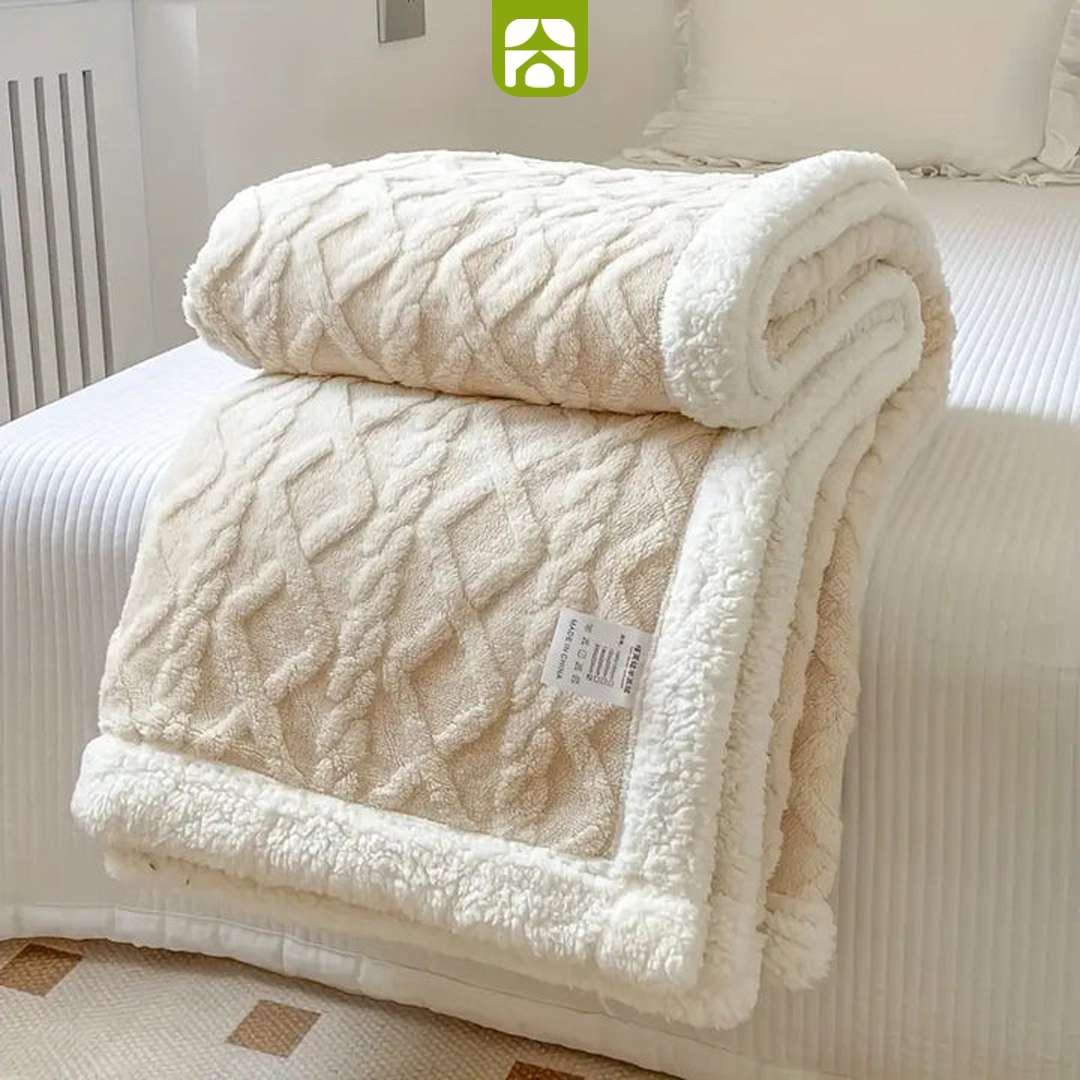 Manta Sherpa Dupla Face Glamour – Compre 2 e Leve 4