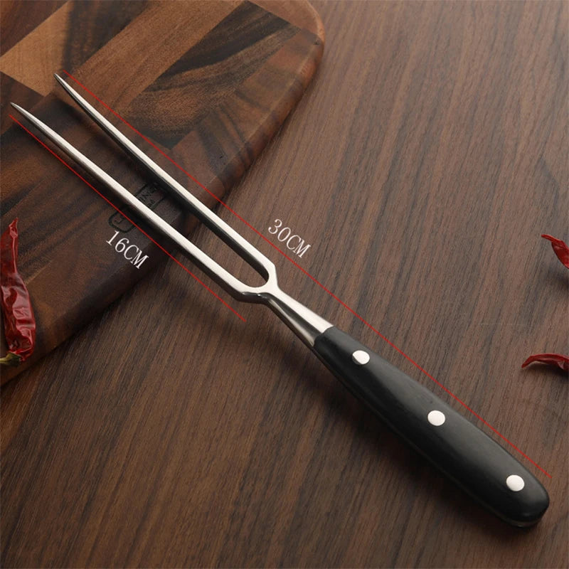 Garfo & ferramentas acessórios para churrasco aço inoxidável portátil