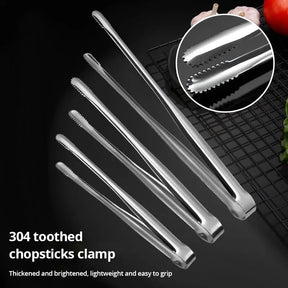 Grampo de churrasco em aço inoxidável 304, Pinças Grill, Utensílios De Cozinha