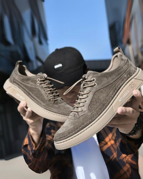 [PAGUE 1 LEVE 2] Sapatênis Masculino Em Couro Premium Off-Ekien + BRINDE