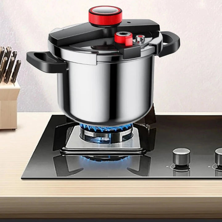 SafeCook Panela de pressão de Aço inoxidável Anti Explosão + Brinde [Kit Utensílios de Cozinha]