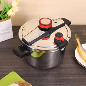 SafeCook Panela de pressão de Aço inoxidável Anti Explosão + Brinde [Kit Utensílios de Cozinha]